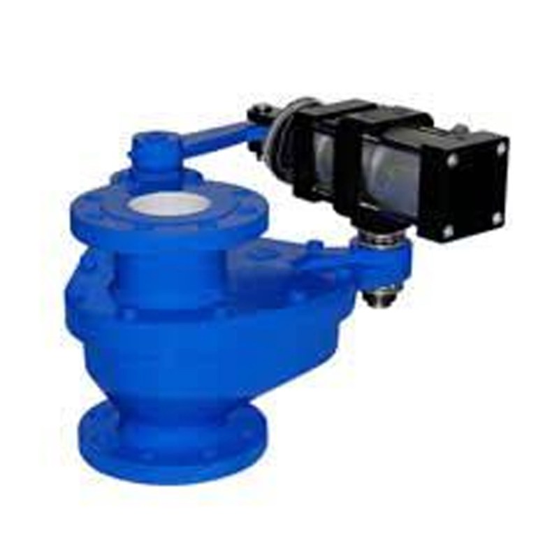 Pneumatic Swing Feed Valve, 4-12 IN, CL150, Tungsten Carbide
