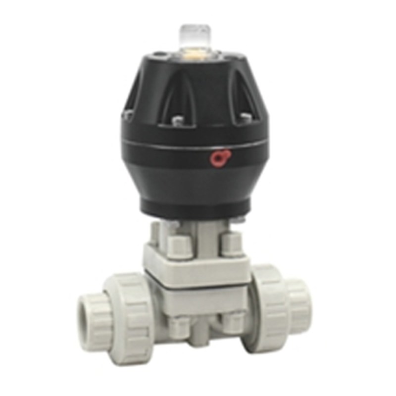 PPH Diaphragm Valve, DN25, PN6, 1 Inch, Pneumatic Actuated