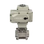 Premium Stainless Steel NPT Thread Electric Ball Valve With Actuator Factory