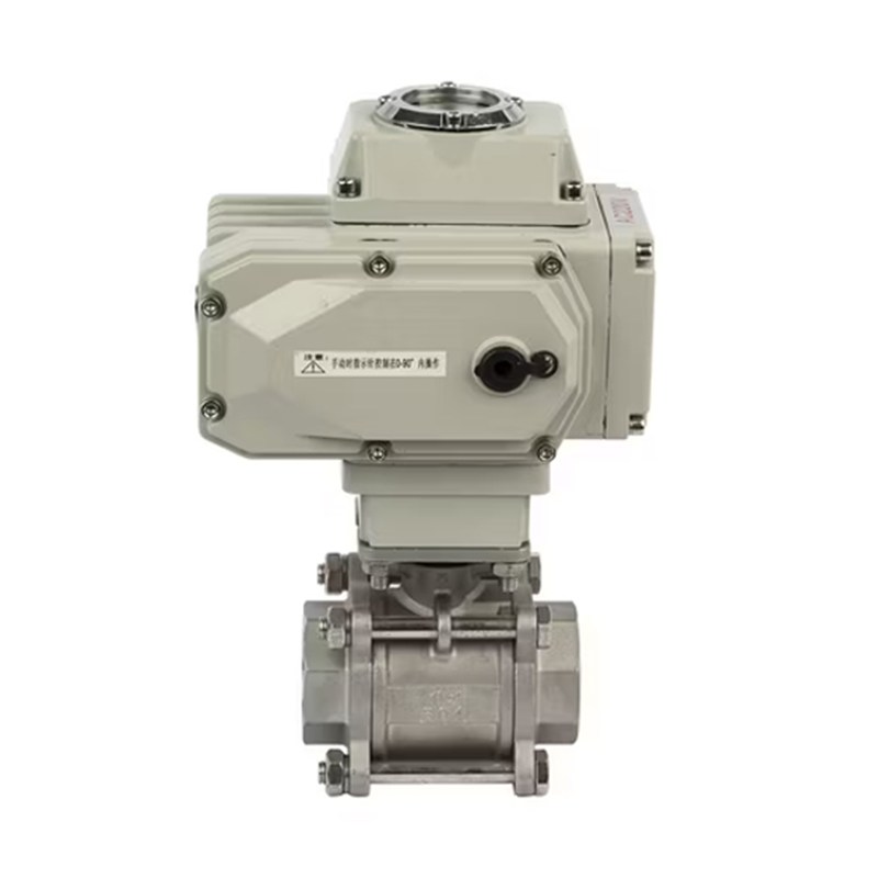 Premium Stainless Steel NPT Thread Electric Ball Valve With Actuator Factory