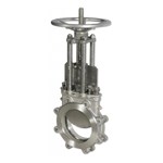 Rising Stem Knife Gate Valve, CF8M, PN10, Lug, Unidirectional