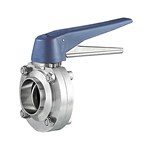 Sanitary Butterfly Valve, SUS304, SUS316L, 1-6 IN, 150 LB