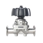 Sanitary Diaphragm Valve, AISI 316L, EN 1.4404, DN25, PN10