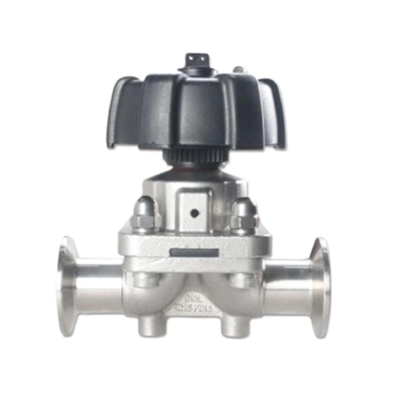 Sanitary Diaphragm Valve, AISI 316L, EN 1.4404, DN25, PN10