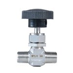 SS 304 Needle Valve, Custom Sizes, 3000 PSI, NPT Threaded