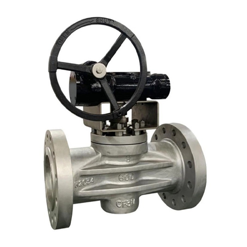 SS 904L Sleeved Plug Valve, API 6D, API 599, 8 IN, CL600, RF