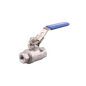 Stainless Steel Ball Valve, CF8M, 3/4 IN, 1000 PSI, 2 PC, FP