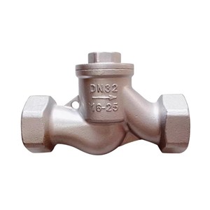 Stainless Steel Lift Check Valve, A351 CF8, DN32, PN16-25, BSPT