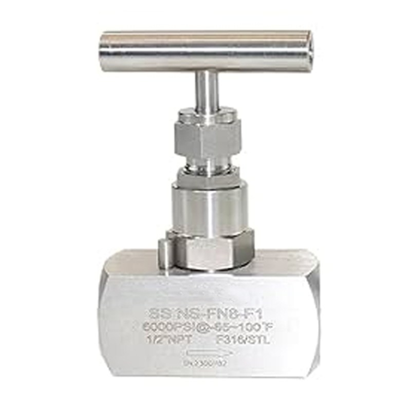 SUS 304 Needle Valve, 6000 PSI, DN10, 3/8 IN, Soft Seal, SW