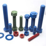 Teflon Coated Stud Bolts & Nuts, Grade 8.8, B7, 2H, M10-M48