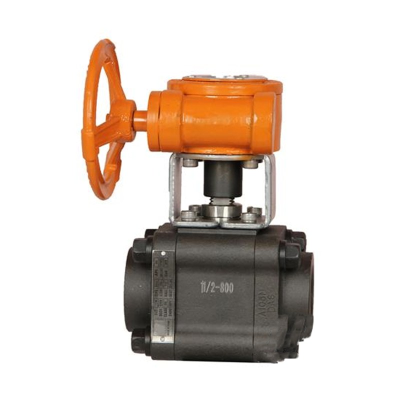 Three Piece Ball Valve, ASME B16.34, A105N, 1-1/2 IN, CL800