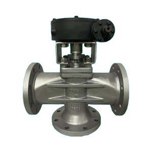 Three Way Sleeved Plug Valve, API 6D, EN 1.4408, DN150, PN16