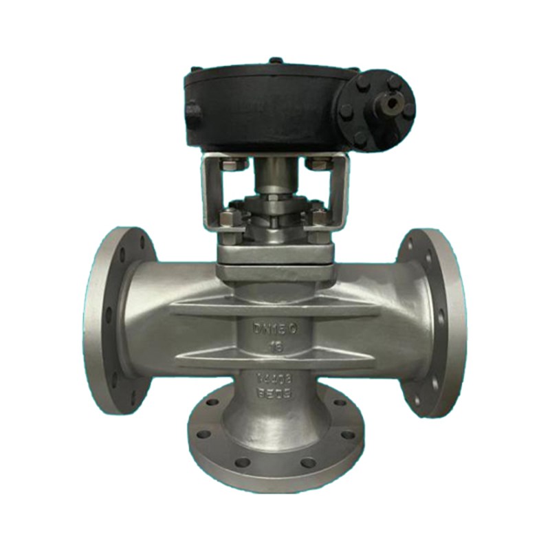 Three Way Sleeved Plug Valve, API 6D, EN 1.4408, DN150, PN16