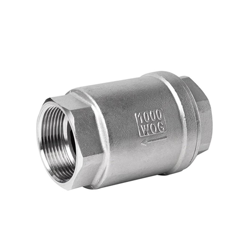Vertical Check Valve, ASTM A351 CF8, 1000 WOG, NPT