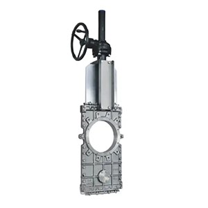 Wafer Knife Gate Valve, A351 CF8, 14 Inch, CL150, Bevel Gear