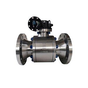 ASTM A182 F51 Trunnion Ball Valve, API 6D, 6 * 4 Inch, CL150